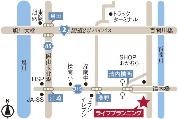 株式会社ライフプランニング地図